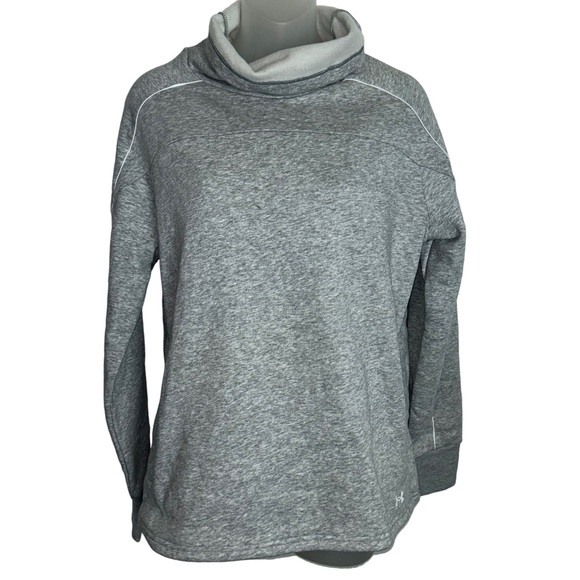 Under Armour Tops - NWT Under Armor grey turtle neck pullover fleece sweatshirt